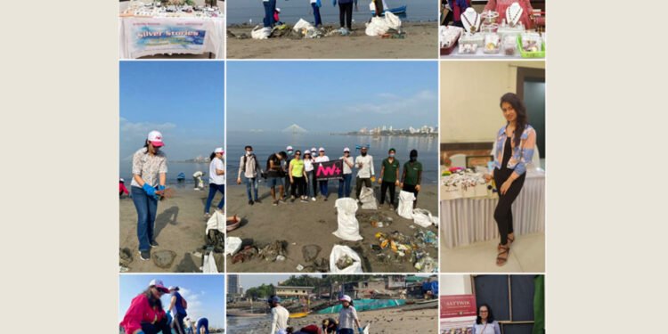 Mumbai Women Remove 212 KG Garbage from Mahim Beach, support small entrepreneurs, screen films and redefine adventure
