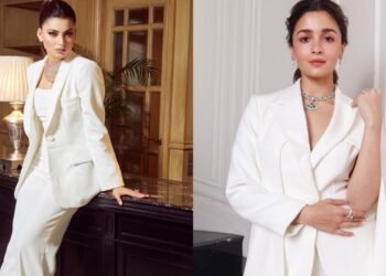 Who Wore it Better, Actresses Urvashi Rautela and Alia Bhatt Slay The White Pantsuit Look As the duo takes the styling a notch higher