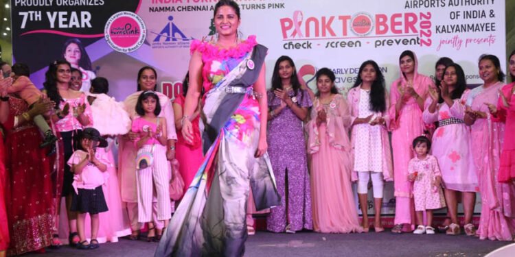 Doctors Ramp Walk – Mom with Kids for Breast Cancer Awareness