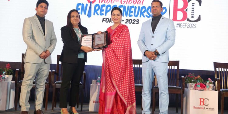 Indo Global Entrepreneurship Forum Awards Neha Agarwal Founder & Director Digi Acai - Women Entrepreneur of the Year 2022