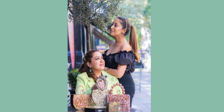 Oceana Clutches by Rima and Rashi debuted at London Fashion Week in collaboration with Rocky Star.