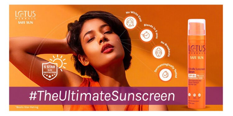 Lotus Herbals, Safe Sun UltraRx Sunscreen Serum SPF60++++, natural beauty care company, Nitin Passi, sun protection products,