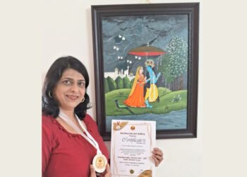 Artist Bhagyashree Godbole honoured with Manikarnika Amrita Sher- Gil Art Award
