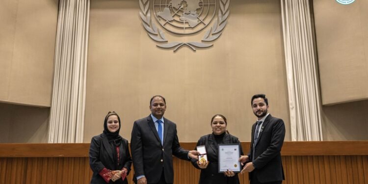 India’s Uzma Charania Honoured with Global Peace Advocate Award at UN Conference in Bangkok