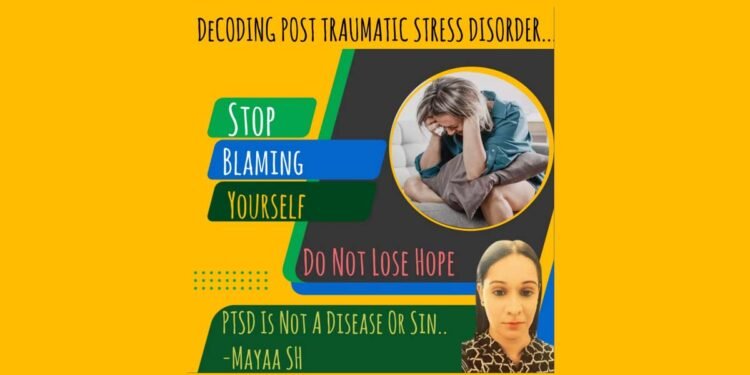 Mayaa SH, Decoding Post-Traumatic Stress Disorder, PTSD, Indian poetess, essayist,