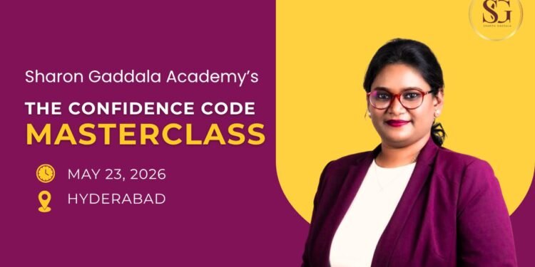 Sharon Gaddala Academy Launches “Confidence Code Masterclass” in Hyderabad 